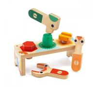 Jouet d'éveil en bois Mini établi Bricolou
