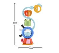 Fisher-Price Jouet d’activités pour chaise haute JHB46 – Ventouse, sons sensoriels dès 3 mois