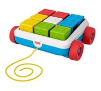 Jouet d'éveil - FISHER PRICE - Mon wagon cubes à tirer - 9 cubes de couleurs - dès 6 mois
