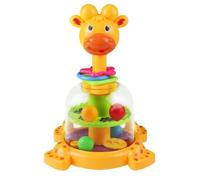 Jouet d'éveil - Girafe - Toupie avec Boules Colorées - Multicolore - Intérieur - Plastique