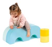 Jouet d'éveil - LUDI - Blocs de motricité - 2 modules évolutifs en mousse - Couleurs vives - Dès 12 mois