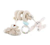 Jouet d'éveil pour Lit et Poussette Hochet Spiral en Peluche de Crèche Suspendu Décor En Peluche Poupée avec Ours Lapin Intégré HochetSpirale Dactivité Bebe Soothing Toys Soothing Toys Soothing Toys
