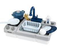 Jouet d'évier - KLEIN - Évier de cuisine Miele avec robinet fonctionnel et accessoires - Livré avec de nombreux accessoires.