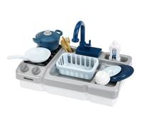 Theo Klein Miele Évier avec Plaque de Cuisson | Évier pour Enfants avec Fonction Pompe à Eau et Accessoires | Jouets pour Enfants à partir de 3 Ans