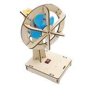 Jouet d'expériences pour | Jeu pour créer un ventilateur oscillant pour - Projet de logique avec circuits en bois, activité éducative pour écoliers et apprentissage à la maison