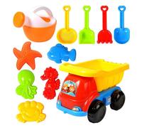 Jouet D'Extérieur Pour Enfant, Jeu De Plage D'Apprentissage Précoce, Avec Grand Chariot À Quatre Roues, Pelle En Sablier, Garçon Et Fille, Outil De Sable