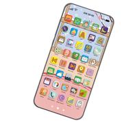 Jouet d'histoire avec écran tactile, téléphone portable avec écran tactile, jouet interactif rechargeable pour voyages