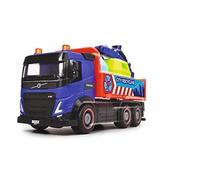 1 de 3 camions différents, bétonnière, camion de recyclage ou ramassage d'ordures, avec mécanisme à friction