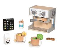 Jouet d'imitation - GOKI - Machine à café et à thé - Bois - 16 pièces - Design tendance