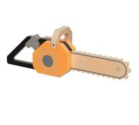 Jouet d'imitation - GOKI - Tronçonneuse en bois sonore - Orange - 3 à 8 ans - Sans piles