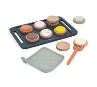 Jouet d'imitation - JANOD - Atelier Biscuits en Bois - 10 biscuits - Accessoires de cuisine - Dès 3 ans