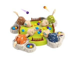 Jouet dinosaure affamé - 34,5 x 8,8 cm - Dinosaure mangeant des haricots - Jeu de plateau - Jeu de société - Coordination œil-main - Jouet de développement pour le développement intellectuel et le