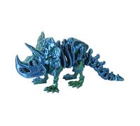 Jouet dinosaure imprimé en 3D - 22,5 x 11,5 x 6 cm ABS - Figurine Fidget - Modèle de créature mobile - Parfait comme décoration d'étagère, décoration de bureau, décoration de comptoir, anniversaire