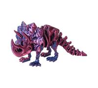 Jouet dinosaure imprimé en 3D - Figurine articulée de dinosaure fidget | Figurine flexible de 8 pouces avec articulations articulées Ornement de bureau Décoration collectable pour affichage de