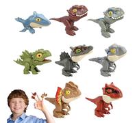 Jouet Dinosaure Mordant Les Doigts | Nouveaux Jouets Figurines Dinosaures nouveauté 2024 | Jouet Dinosaure tyrannosaure Rex Qui se Mord Les Doigts | Cadeaux marionnettes à Doigt Noël Dino pour Enfant