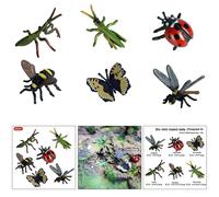 Jouet D'Insecte En Plastique, Modèle Réaliste, Figurines Assorties, Pour Enfants De 4 À 6 Ans