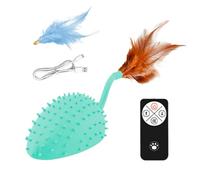 Jouet d'intérieur télécommandé pour chat | Compagnon de jeu sonore couineur - Jouet pour animaux de compagnie télécommandés | Pour les petites et grandes races de salon, balcon, cour, arrière-cour