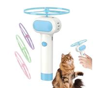 Jouet Disque Volant Disque de Rechargeable à Lancer Rotatif | Accessoire Interactif de Chasse pour Animal pour Chaton, Éducation, Chasse, Intérieur Extérieur, Jardin, Balcon,