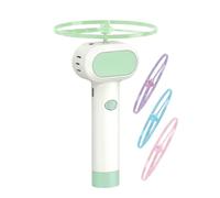 Jouet Disque Volant | Jeu de disque interactif avec 4 hélices lumineuses | de Rapport et de Poursuite pour Chat,Pour, chien, chasse, poursuite, en intérieur comme en
