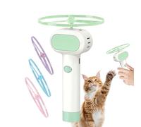 Jouet disque volant,Jeu de disque interactif avec 4 hélices lumineuses | de Rapport et de Poursuite pour Chat | Pour dressage, course et chasse, adapté aux chiens, à utiliser en intérieur comme