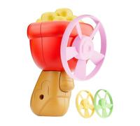 Jouet disque volant Soucoupe à hélice avec lumière en rotation interactive