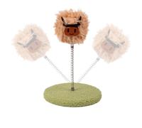 Jouet Distribueur De Friandises pour Animaux,Jouet Distributeur de Croquettes pour Chat d'Intérieur | Boule à Distraire Animaux Nourriture Lente Basculante à Ressort pour Toutes Tailles
