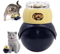 Jouet Distributeur Croquette Chat Jouet Culbuto Interactif Avec Distributeur De Friandises Reglable Stimulation Mentale Et[EC146]