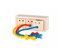 Jouet Distributeur de Friandises pour Animaux 2 en 1 Trixie 16 × 6 × 7 CM