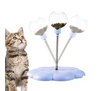 Jouet distributeur de friandises pour chat - 22,9 x 26,4 cm - Jouet circulaire pour chaton - Jouet pour intérieur et extérieur | Mangeoire stimulante pour soulager l'ennui