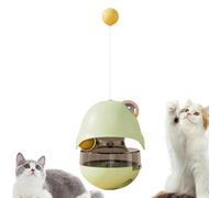 Jouet distributeur de friandises pour chat, jouet mangeoire pour chat - Boule de tentation de collations pour chatons - Distributeur de nourriture jouet interactif pour chat, avec boules d'à chat,