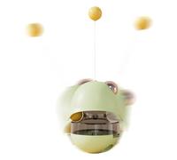 Jouet distributeur de friandises pour chat, jouet mangeoire pour chat, Boule de tentation de collations pour chatons, Distributeur de nourriture jouet interactif pour chat, avec boules d'à chat, pour