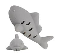 Jouet Distributeur De Friandises Pour Chat - Mangeoire Lente En Forme De Poisson, Puzzle Interactif À Mâcher | Dispositif D'entraînement D'auto-divertissement De Dissimulation De Nourriture En Silicon