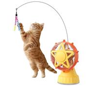 Jouet distributeur de friandises pour chat - Ventouse | Puzzle interactif à alimentation lente | Teaser Wall Enrichment Play | Outil pour soulager l'ennui chez les chatons en intérieur | Entraînement