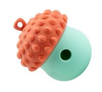 Jouet distributeur de jeu pour chien - Jouet d'entraînement à mâcher - Petite boule distributrice de dents pour chien - Jouet interactif en forme de glouton - Pour les jeux en intérieur, le