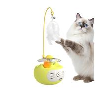 Jouet d'occupation pour chat, jeu de plumes, avec balle mobile pour stimuler l'intelligence des chatons, jouet stimulant pour l'exercice en extérieur et en intérieur, soulagement du stress quotidien