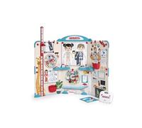 Smoby - Cabinet Médical - Jouet d'Imitation pour Enfant - Triptyque Pliable - Jouer au Docteur - Nombreux Accessoires Médicaux Inclus - A Partir de 3 Ans - Fabrication Française