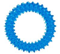 Jouet DOG FANTASY anneau festonné bleu 7 cm 1 pc