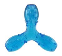 Jouet DOG FANTASY STRONG bacon scented propeller blue 12,5cm 1 pc
