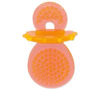 Jouet DOG FANTASY sucette en caoutchouc orange 8 cm 1 pc