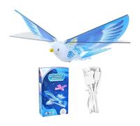 Jouet d'oiseau flottant,Modèle animal réaliste - Avec des ailes flottantes Volant Oiseau électrique | Jouet d'extérieur pour Jardin Parc et Adultes Adolescents