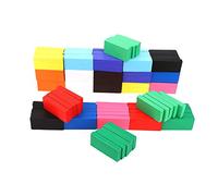 Jouet Dominos éducatif en Bois, Bloc de Construction Créatif pour Enfants de Plus de 3 Ans, Apprentissage Précoce, 120 Pièces (120 tranches de Dominos)