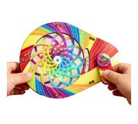 Jouet d'Optique en Bois - Interactif en Bois avec Mécanisme Rotatif et Encastré,Kit Puzzle DIY Optique | pour Adultes Adolescents Famille Amis Filles