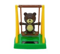 Jouet d'ours Solaire Swing - d'ours De Tableau De Bord Solaire, Décoration De Tête Bobble | Adorable Dancing Bear Figure pour Intérieur De Voiture, Table De Bureau, Salle des