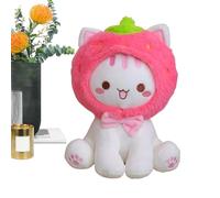 Jouet doux pour chat - Jouet en peluche - Chat assis de dessin animé - Peluche créative pour chat - Jouet mignon pour enfants pour accompagner, jouer, décoration de table