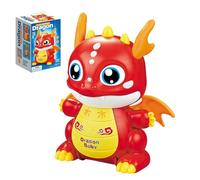 Jouet Dragon en Mouvement de Marche - interactif pour Les, Apprentissage éducatif préscolaire avec des lumières, Sons et mouvements motorisés, Une activité d'apprentissage préc