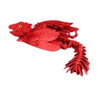 Jouet Dragon Mobile imprimé en - Doté d'un Design détaillé de Dragon Volant et d'ailes Mobiles | Un Objet de Collection articulé idéal pour s'agiter, soulager Le Stress et Une Figurine de Dragon Qu