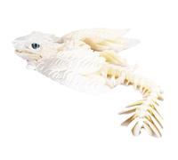 Jouet Dragon Zappet Toy imprimé en 3D | Détails mobiles à plumes multi-articulations, dragon volant, imprimé en 3D, jouet de dragon articulé dynamique pour jeu interactif