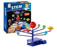 Jouet Du Système Solaire Motorisé - Planétarium Rotatif Électrique, Kit De Bricolage STEM De Planètes Peintes, Instrument D'astronomie Éducatif | Projecteur De Modèle Spatial Compact Pour L’exploratio