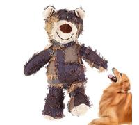 Jouet durable pour chien - Petit ami en peluche, couineur interactif pour chiot faisant ses dents, son stimulant, peluche, enrichissement de l'ennui, article pour animaux de compagnie résistant à la