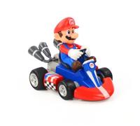 Jouet - EASTVAPS - Super Mario Bros Kart Pull Back Car Mario PVC Figurine - Rouge - Mixte - Intérieur